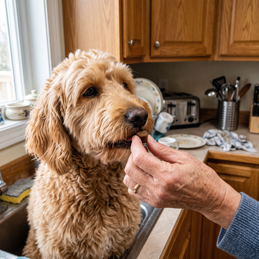 A chew dogs take from your hand